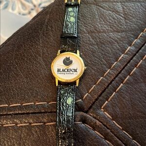 Black Gold and Black Men's Watch